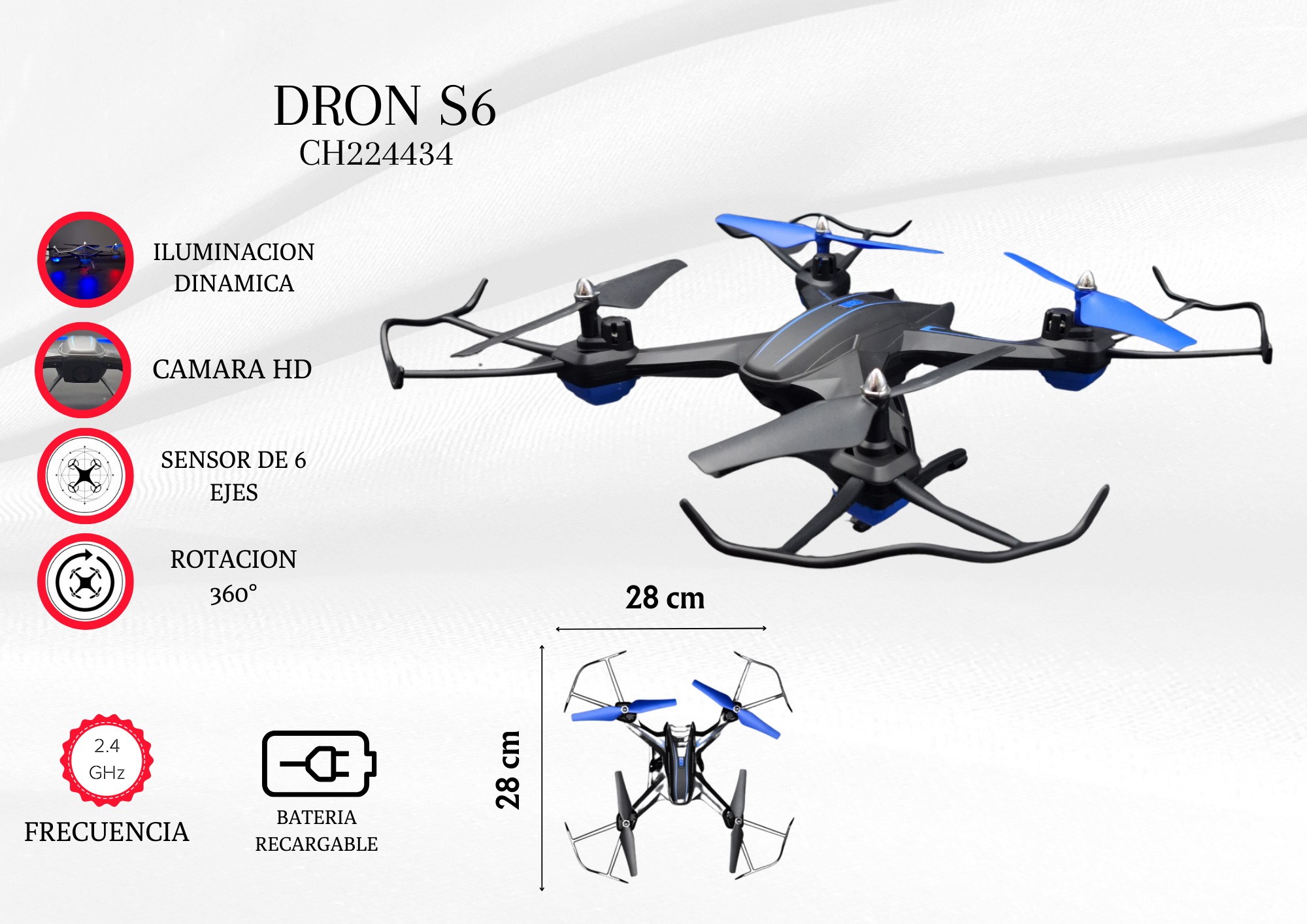 Dron S6